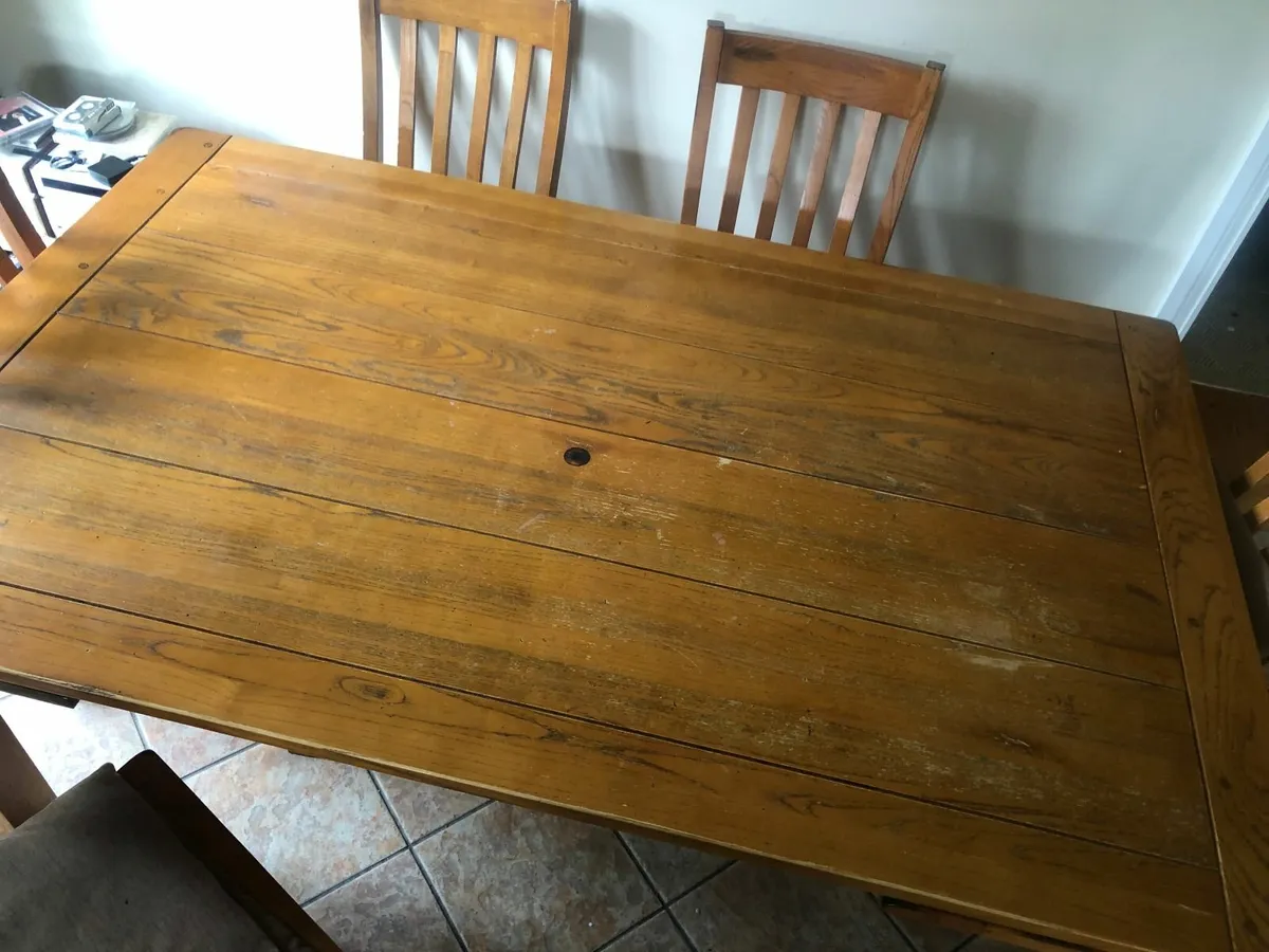 Large Dining Table with eight chairs - Image 2