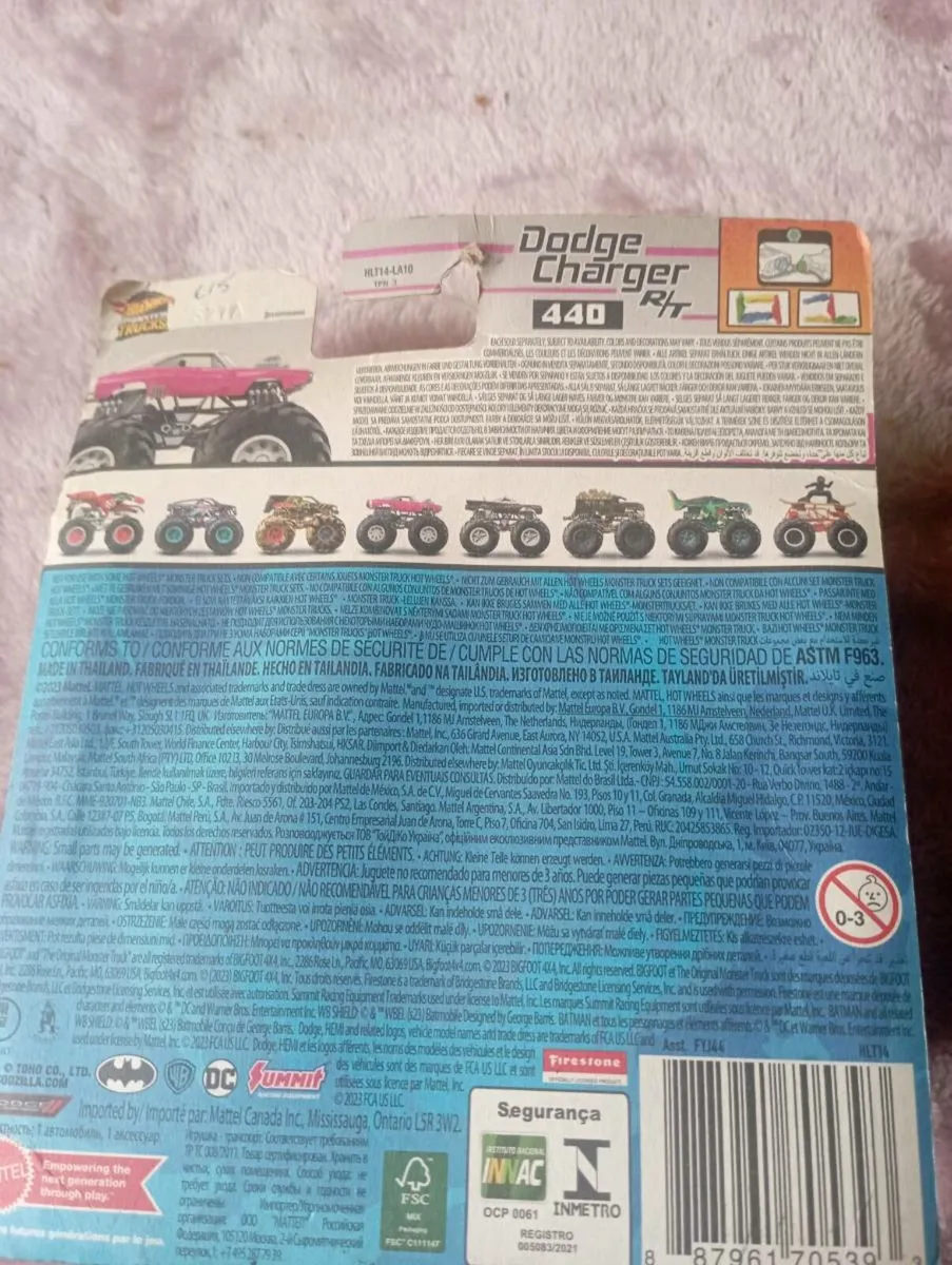 HOT WHEELS MONSTER TRUCK DODGE CHARGER - Image 2