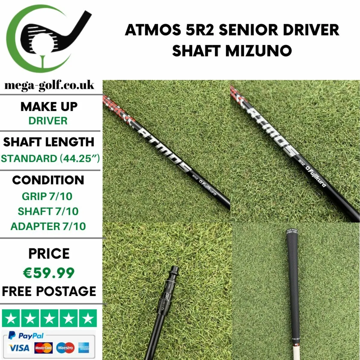 ATMOS 5R2 SENIOR DRIVER SHAFT / MIZUNO - Image 1