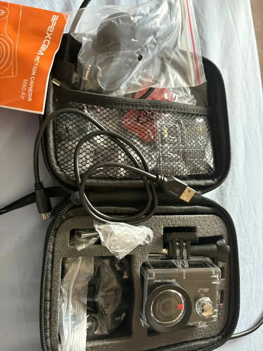 Apexcam 4K Action Camera 20MP 40M Waterproof Sport - Image 2