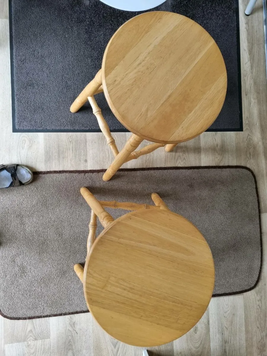 Pair of quality bar stools. - Image 3