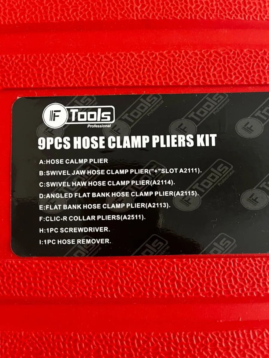 9 PCS Hose Clamp Pliers Kit - Image 3