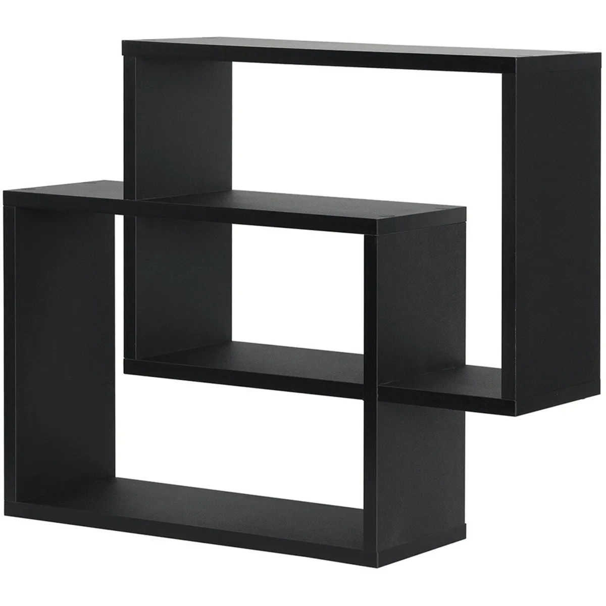 Latitude Black Floating Wall Shelf - Image 2