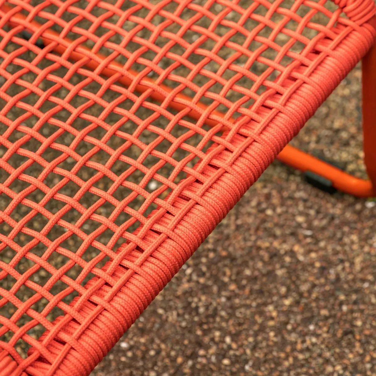 Outdoor Rope chair and footstool (NEW) - Image 2