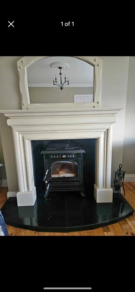 Granite Hearth and insert