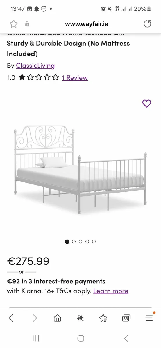 Double Bed Frame