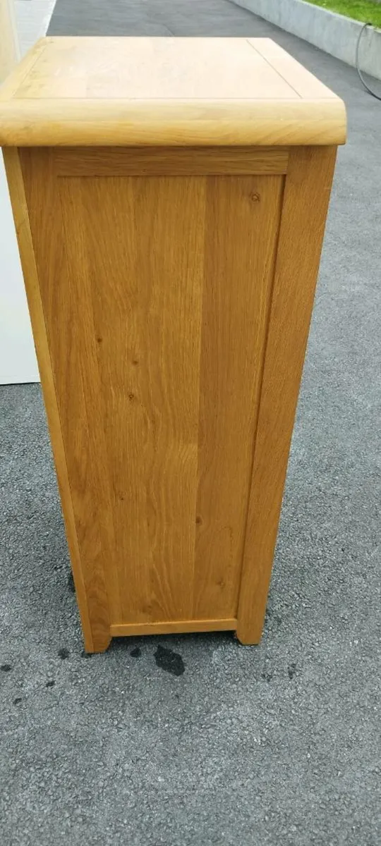 Tall 5 drawer solid wood locker - Image 2