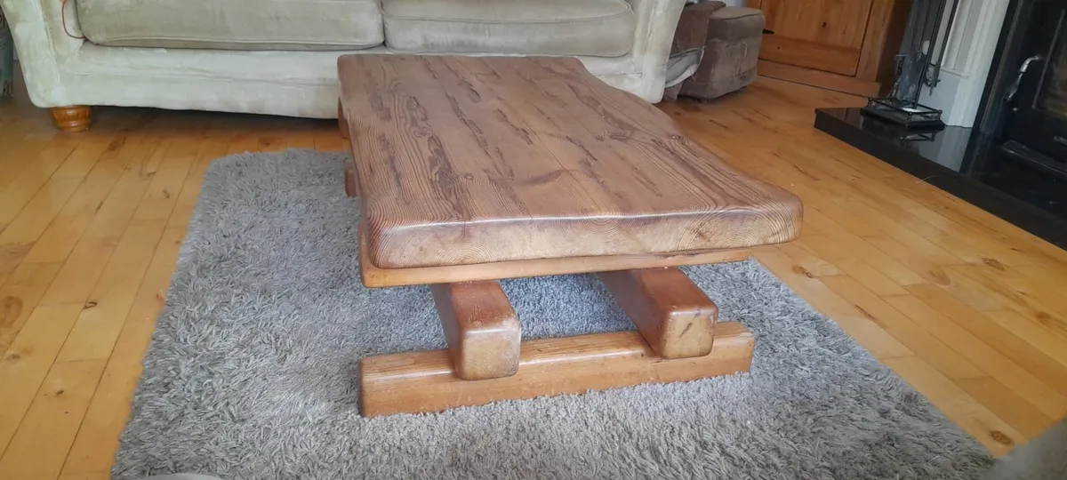 Full set of Driftwood style livingroom furniture - Image 3