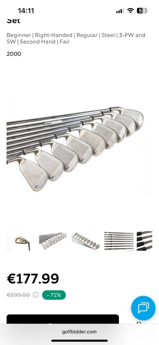 Callaway X-14 Irons - Image 2