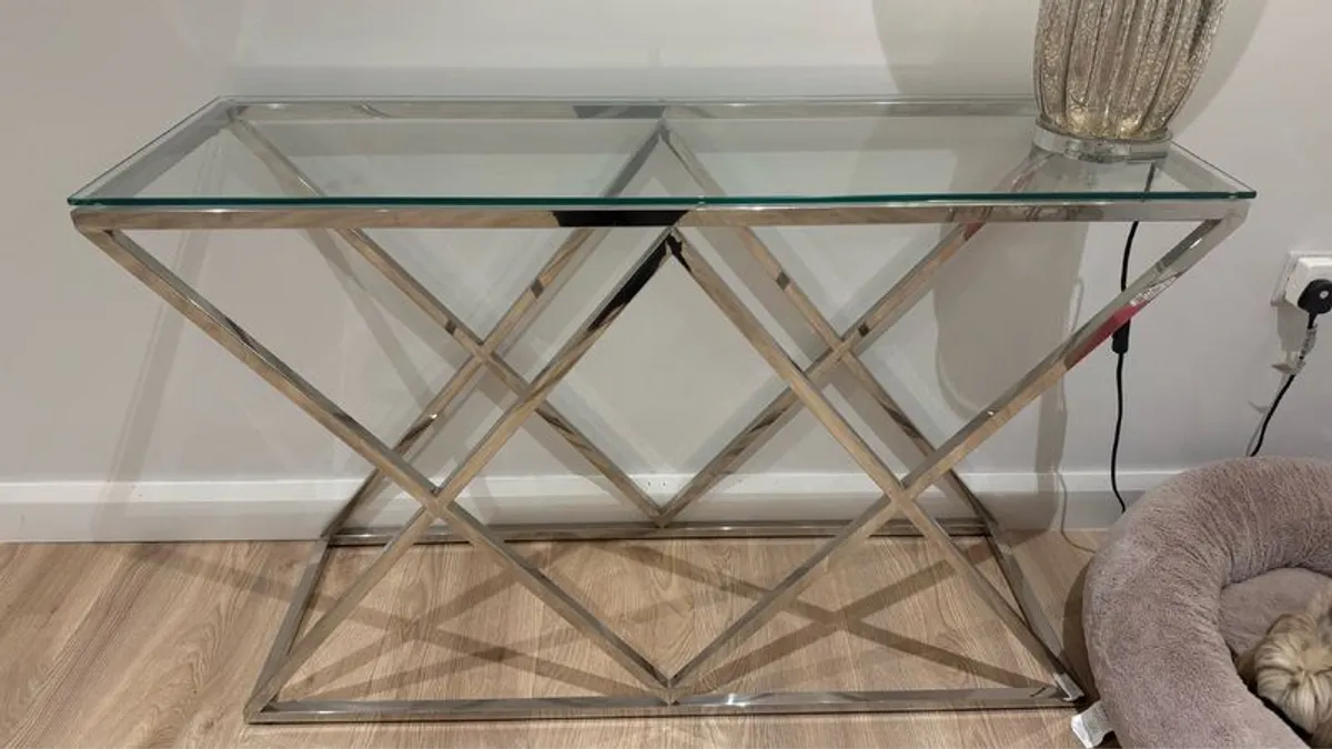 chrome console table - Image 1