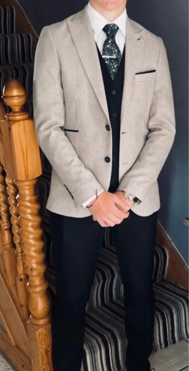 Men’s Slim Fit 3 Piece Suit - Image 2