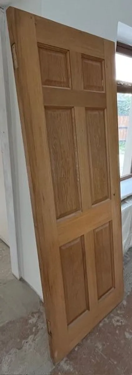 Solid Oak interior doors (x6) - Image 3