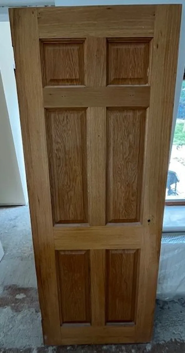 Solid Oak interior doors (x6) - Image 4