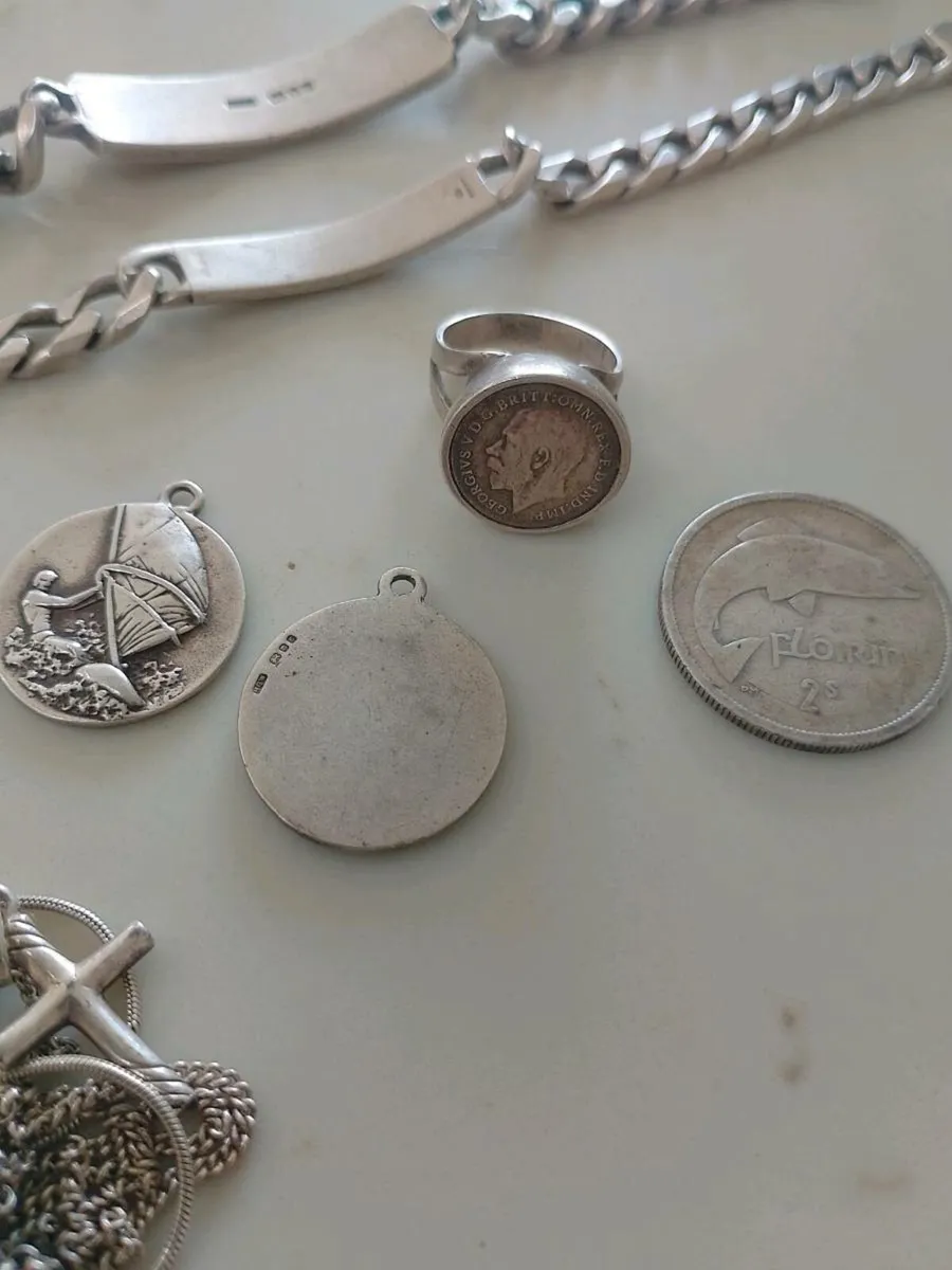 Silver jewellery joblot - Image 4