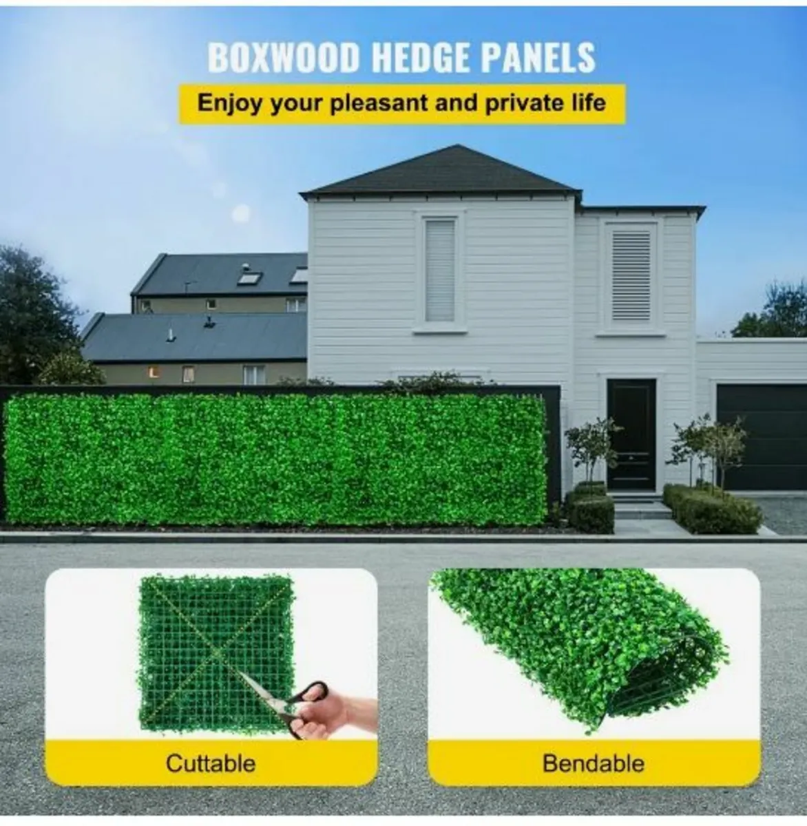 Artificial Boxwood Panel UV 6pcs - Image 2