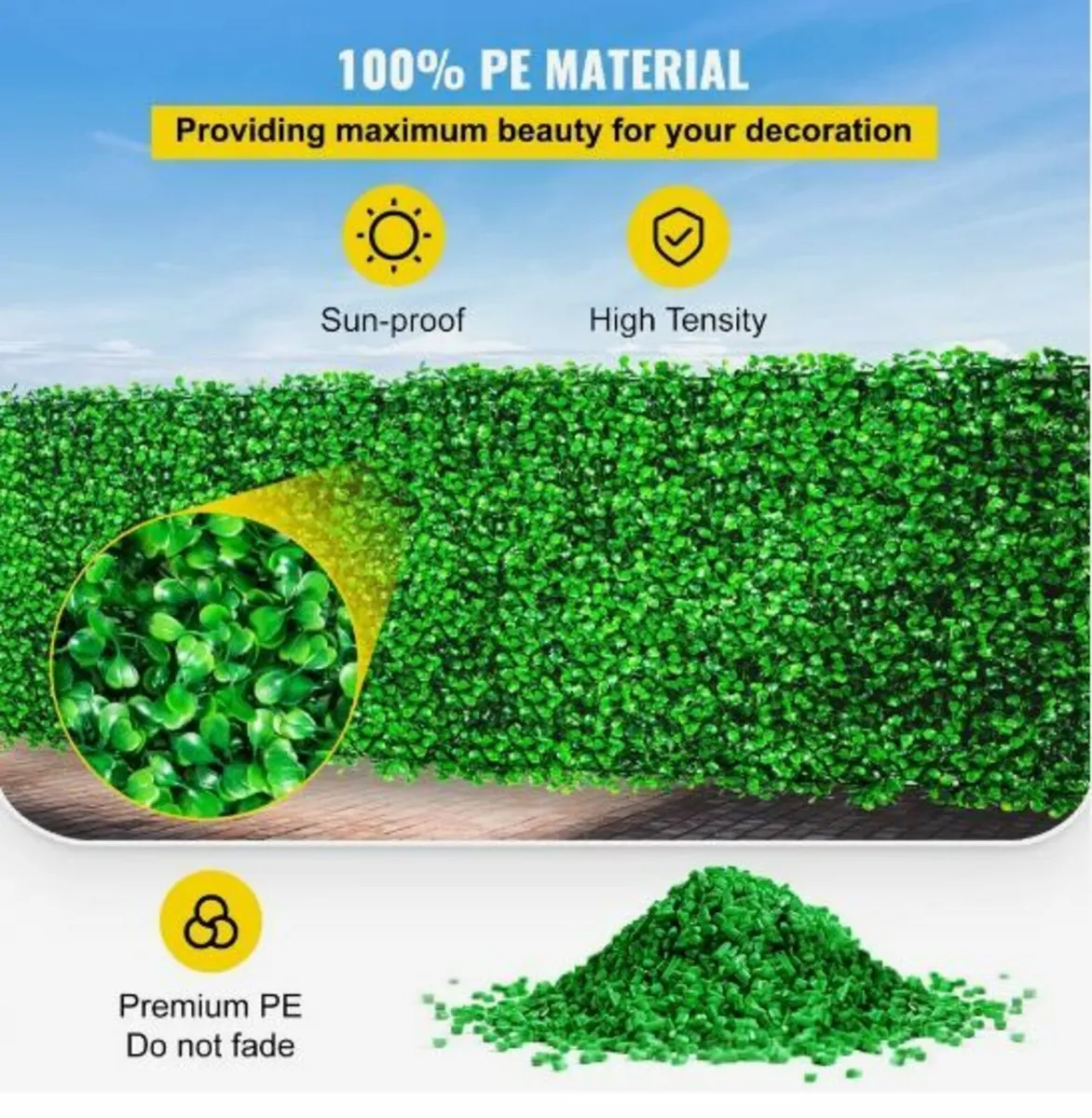 Artificial Boxwood Panel UV 6pcs - Image 4