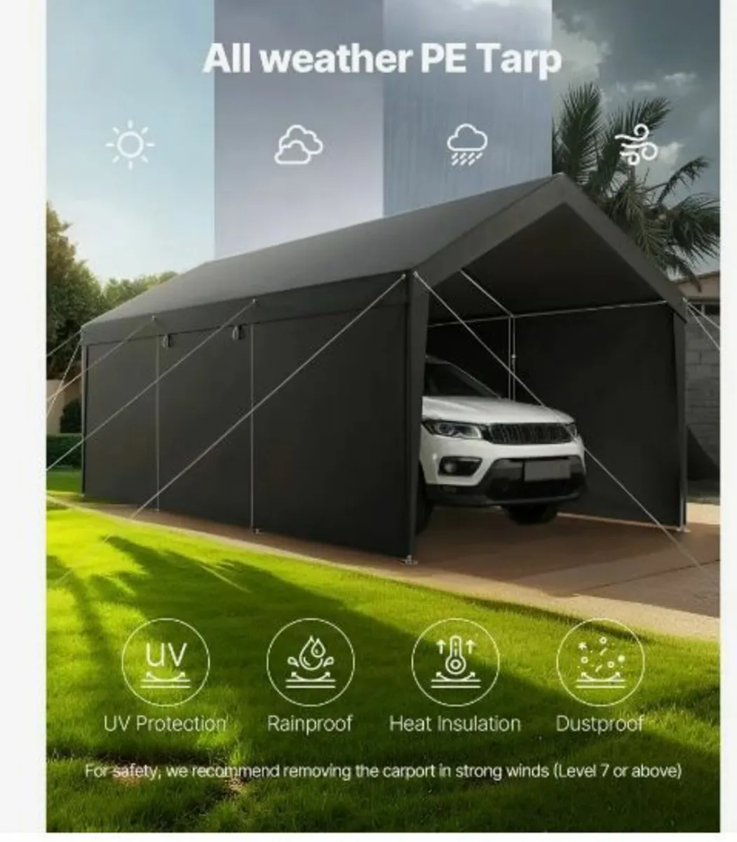 Carport Car Canopy 12x20FT Heavy - Image 4