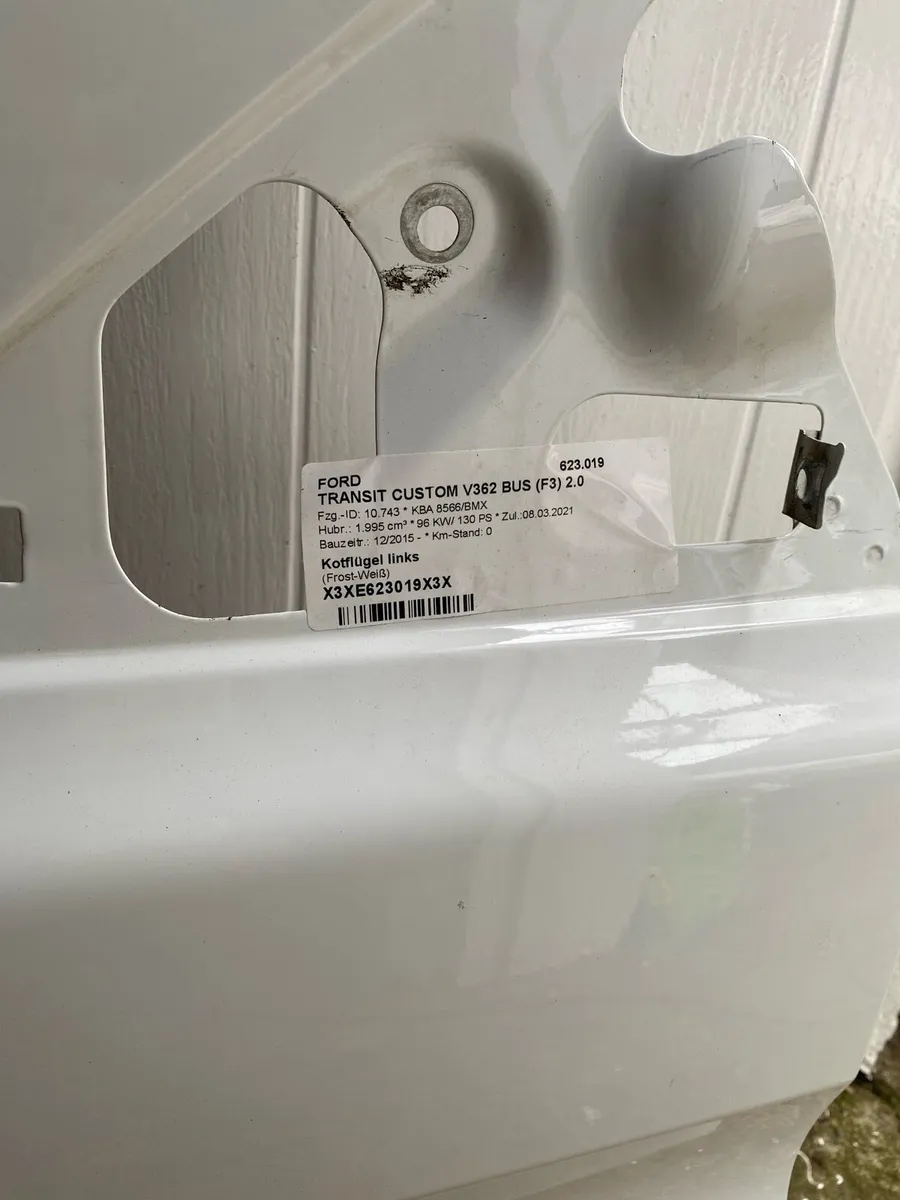 2018-2022 Ford transit custom passenger side wing - Image 2
