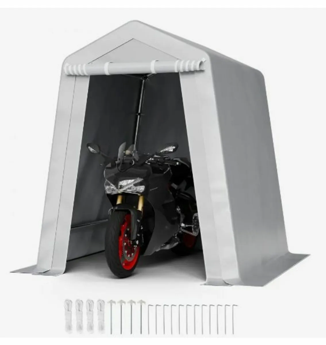 Outdoor Storage Shelter Shed 6x6 ft Waterproof - Image 1