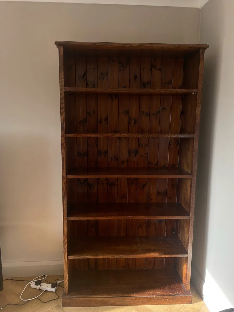 Solid wood bookcase - Image 1
