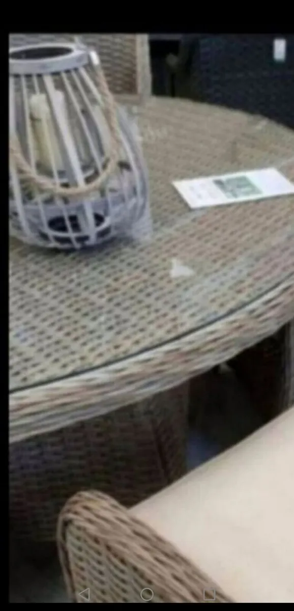 **CLEARANCE** Brand New Basket Rattan 6 Seater - Image 3