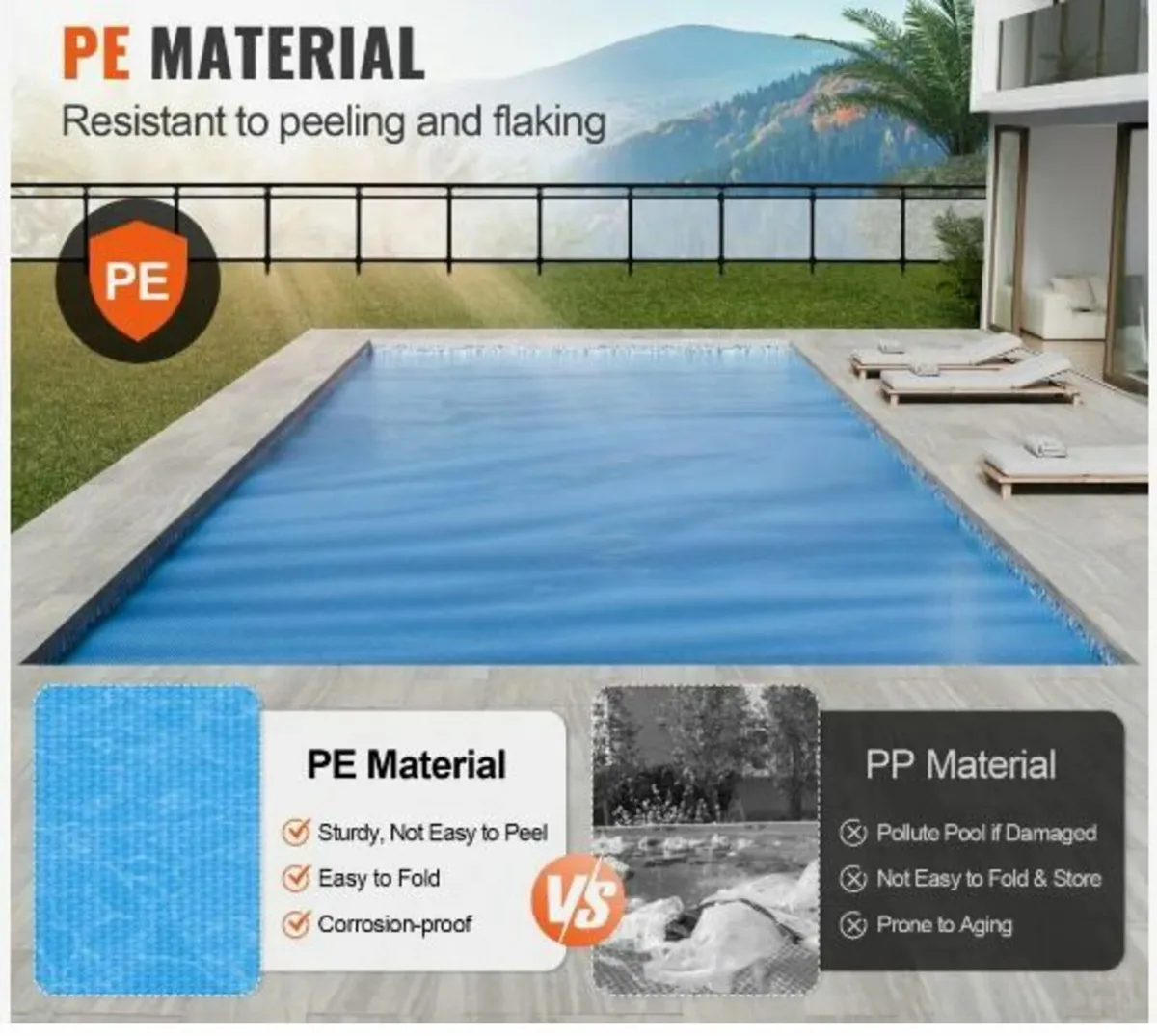 Solar Pool Cover 36x16 ft Inground - Image 2