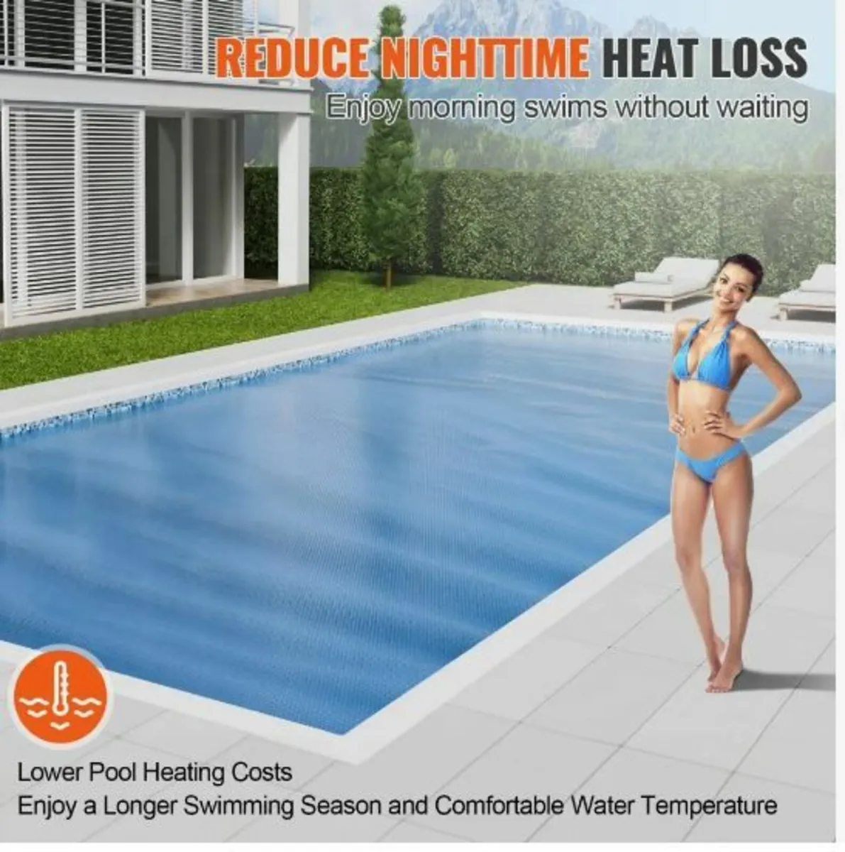 Solar Pool Cover 36x16 ft Inground - Image 4