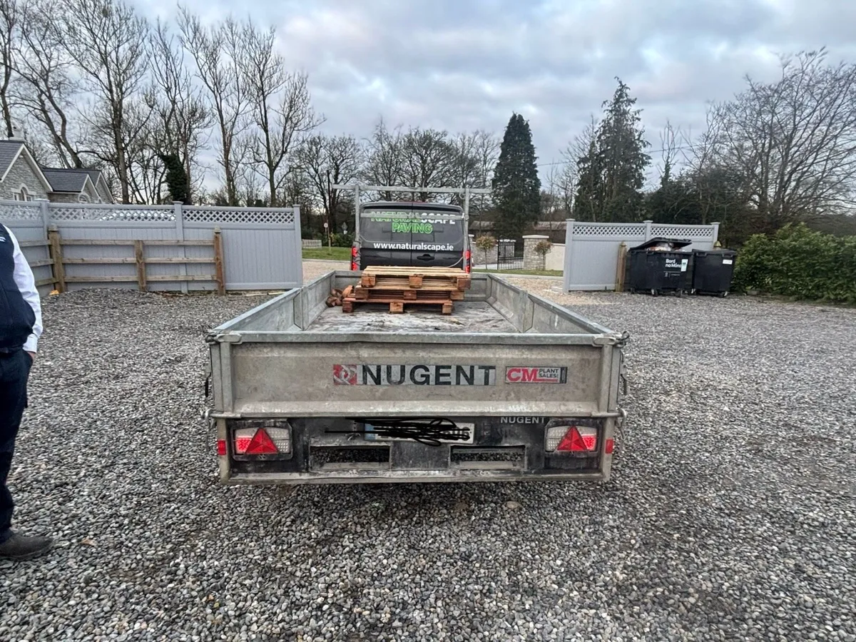2023 Nugent tipping trailer12ftx6ft split sides - Image 3