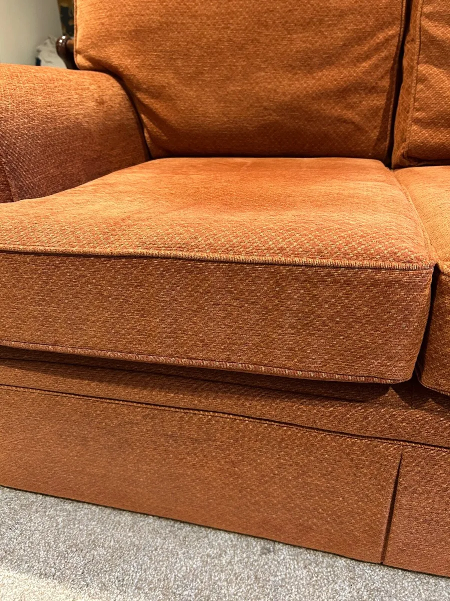 Marks & Spencer Terracotta 2 seater Sofa - Image 3