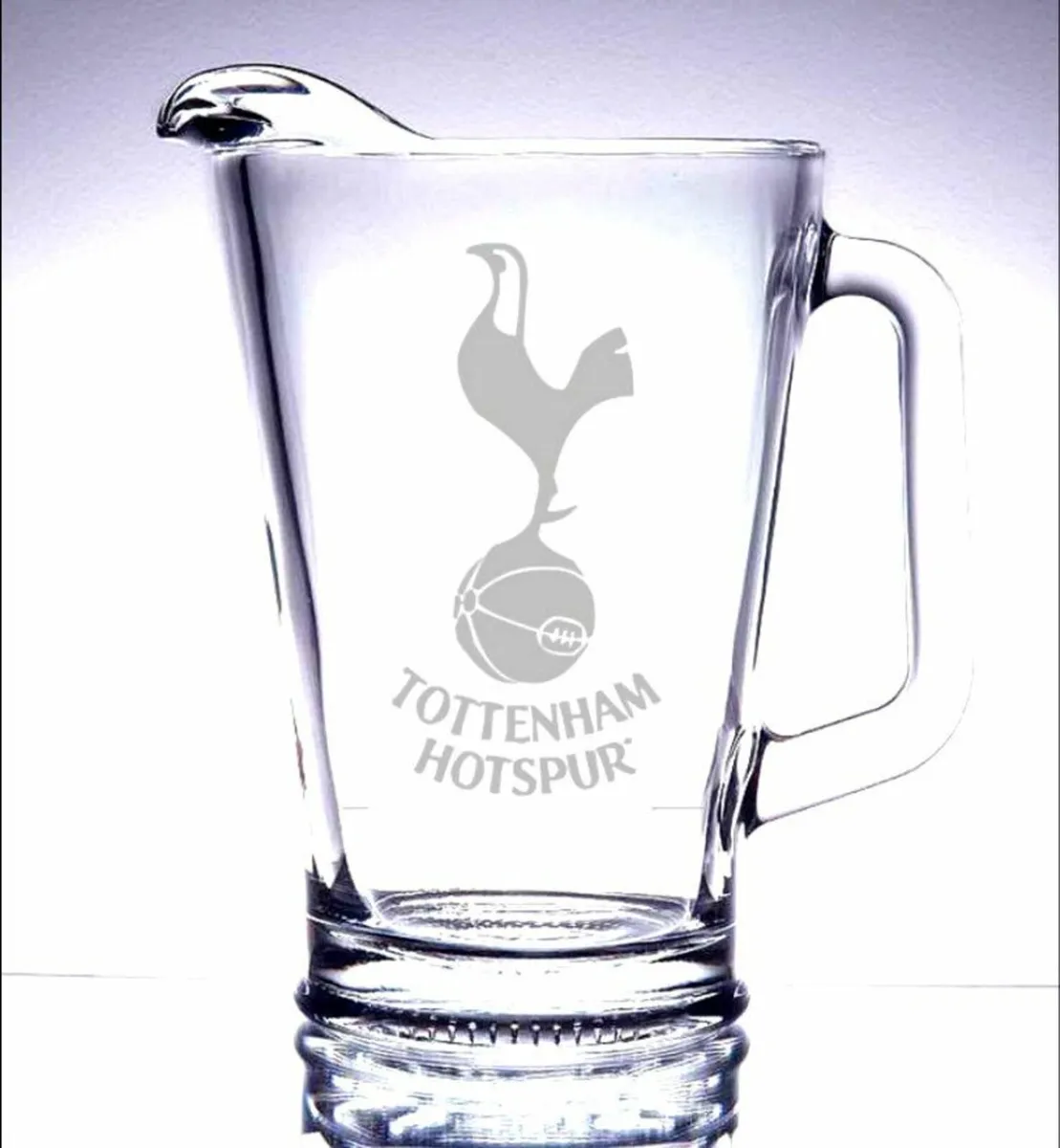 Large Vintage Glass Football Club Pitchers - Image 2