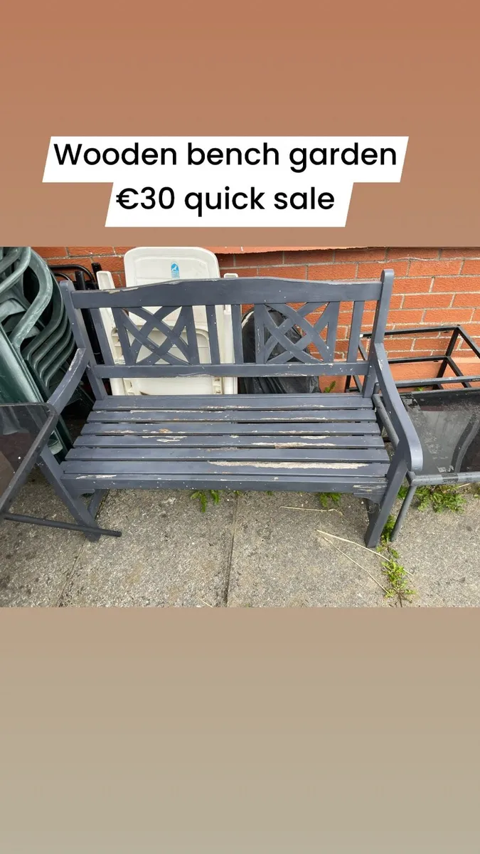 Garden bench €30 - Image 1