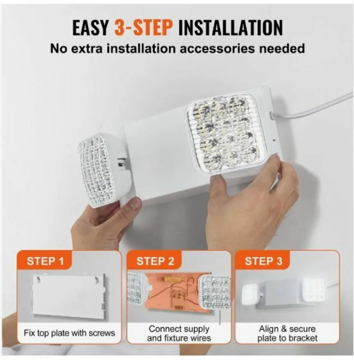 6 PCs Commercial Emergency Light LED - Image 3