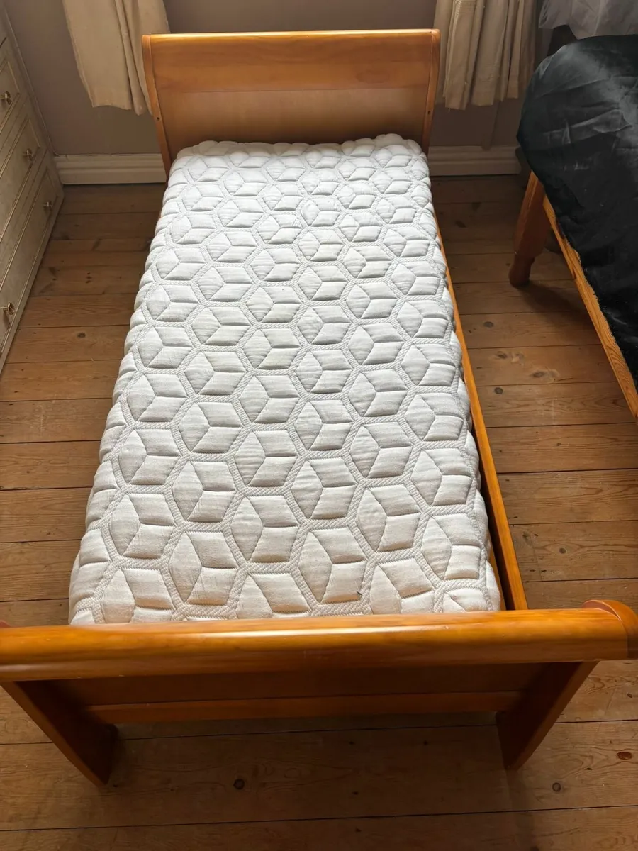 Mamas and Papas Cot Bed and Kingcoil Matress - Image 2