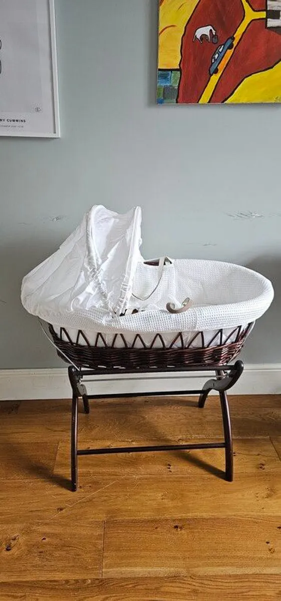 moses basket with stand - Image 4
