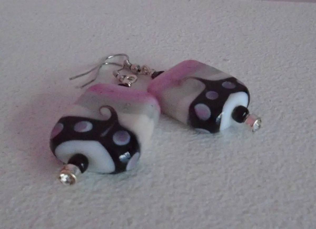 Handmade earrings.Jewellery, Drop earrings - Image 2