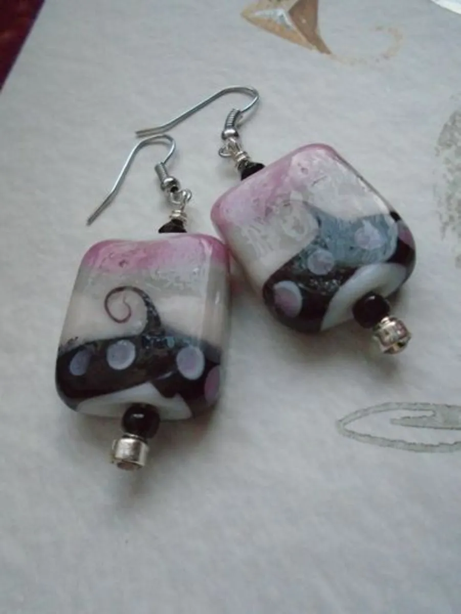 Handmade earrings.Jewellery, Drop earrings - Image 3