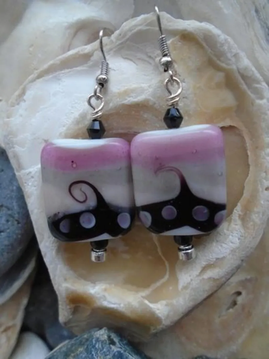 Handmade earrings.Jewellery, Drop earrings - Image 4
