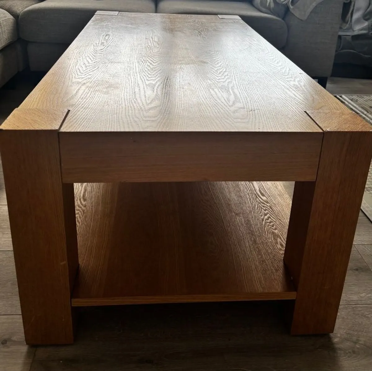 Solid oak coffee table - Image 2