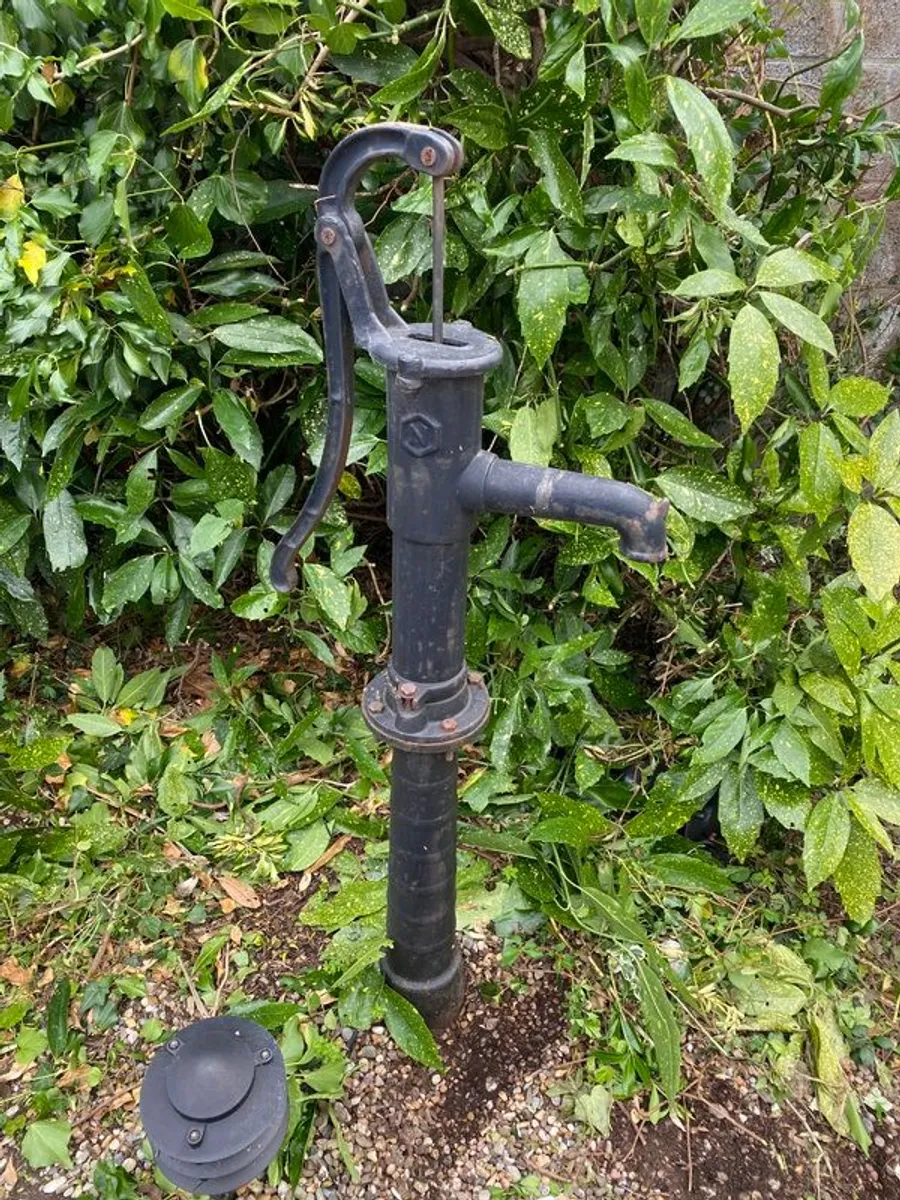 Ornamental metal water pump