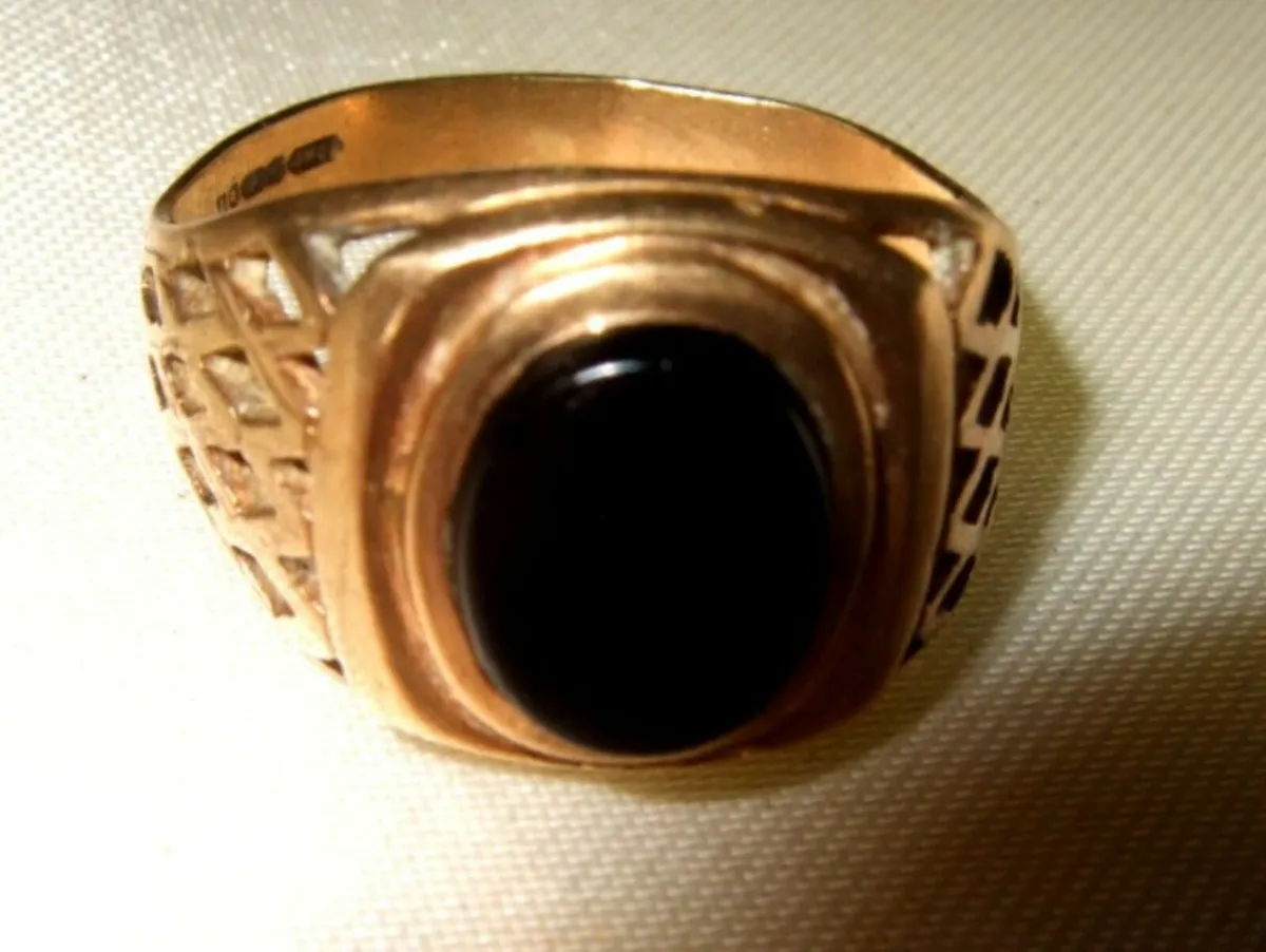 Vintage Gentlemans Hallmarked Signet Ring - Image 4