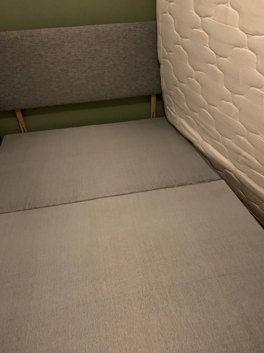 4ft x 6ft Bed  & Headboard (Double) & Buggy - Image 3