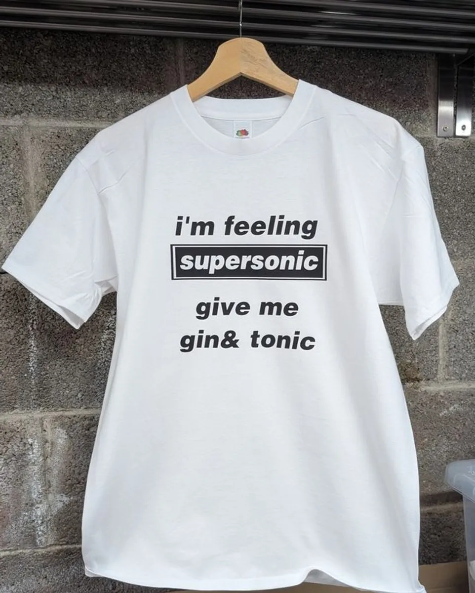 oasis inspired Supersonic tshirt - Image 1