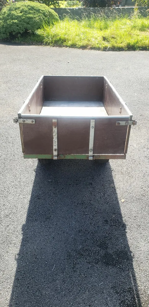 sch garden quad tipping trailer heavy duty 500kgs - Image 3