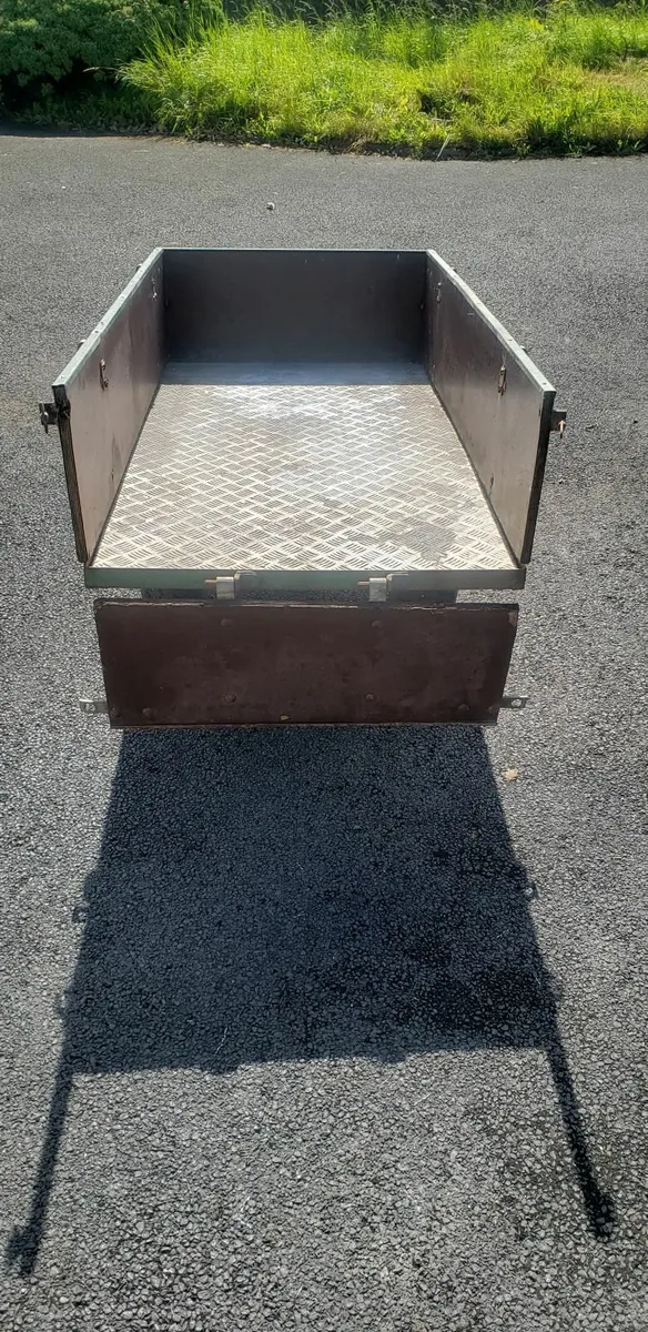 sch garden quad tipping trailer heavy duty 500kgs - Image 4