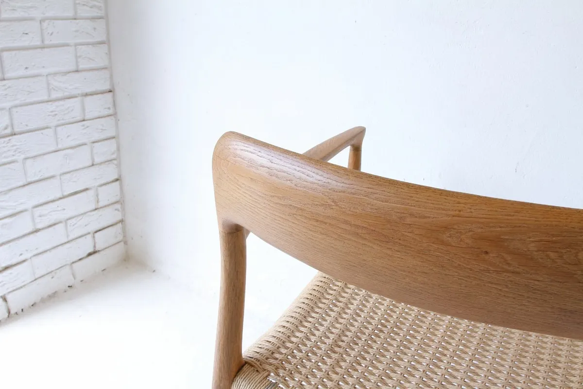 Niels Moller Danish carver armchairs bedroom chair - Image 4