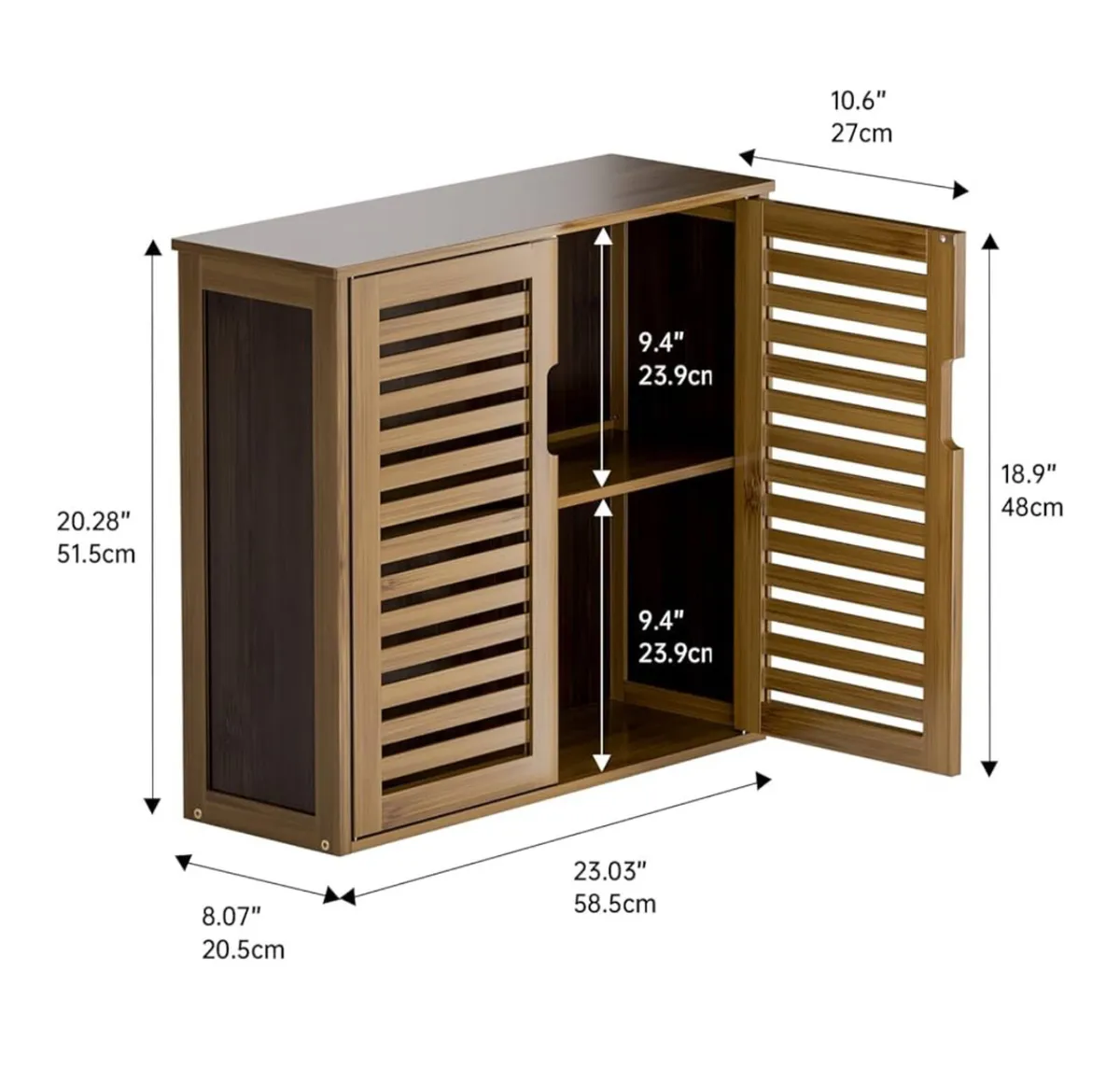 Medicine Cabinet Walnut - Image 3