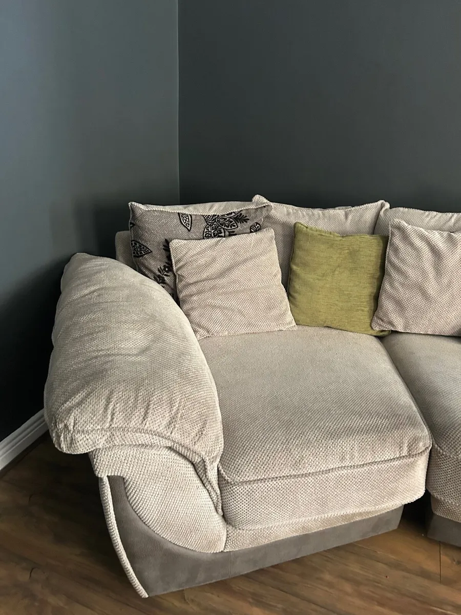 L shape and 2 seater sofa for sale - Image 1