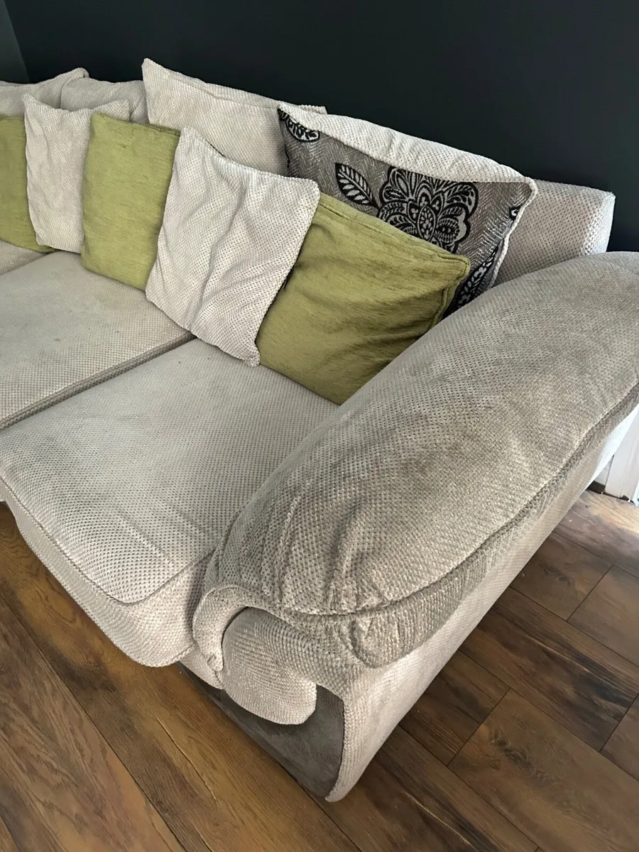 L shape and 2 seater sofa for sale - Image 4