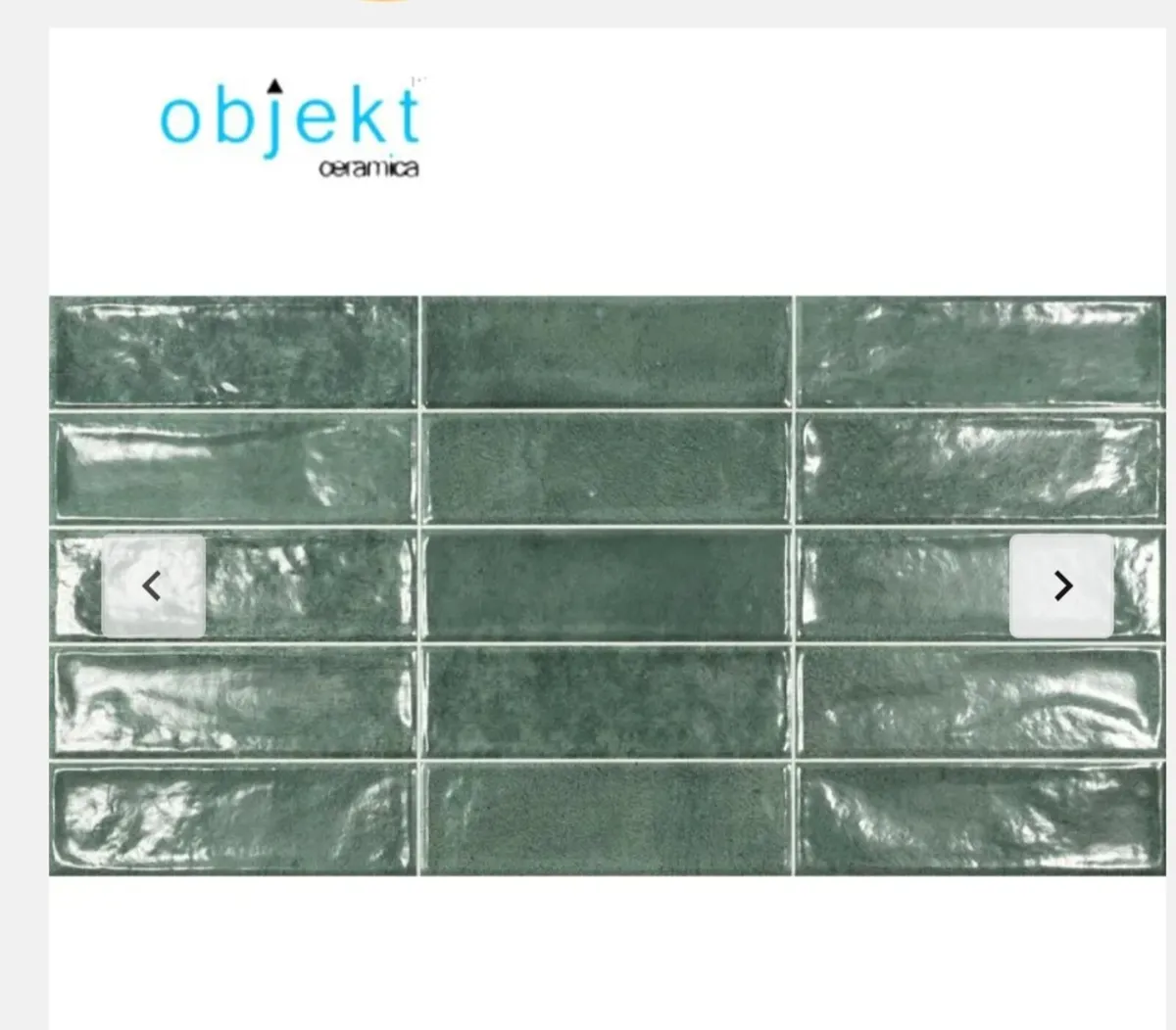 Tiles Green Brick Effect - Image 4
