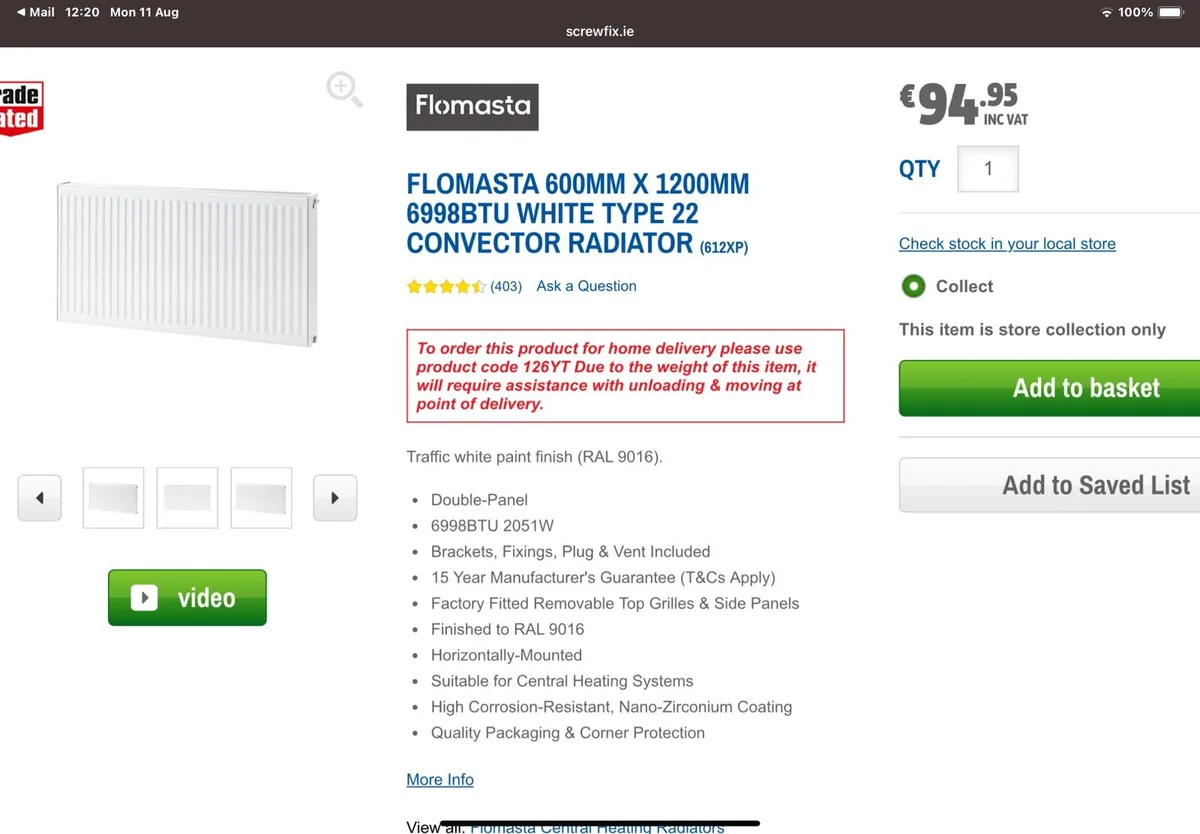 Radiators for sale - Image 1